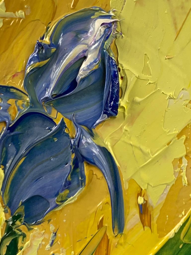 Original Expressionism Floral Painting by Vita Schagen