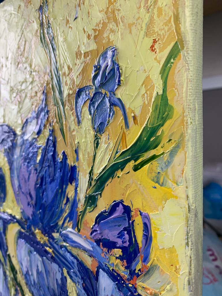 Original Expressionism Floral Painting by Vita Schagen