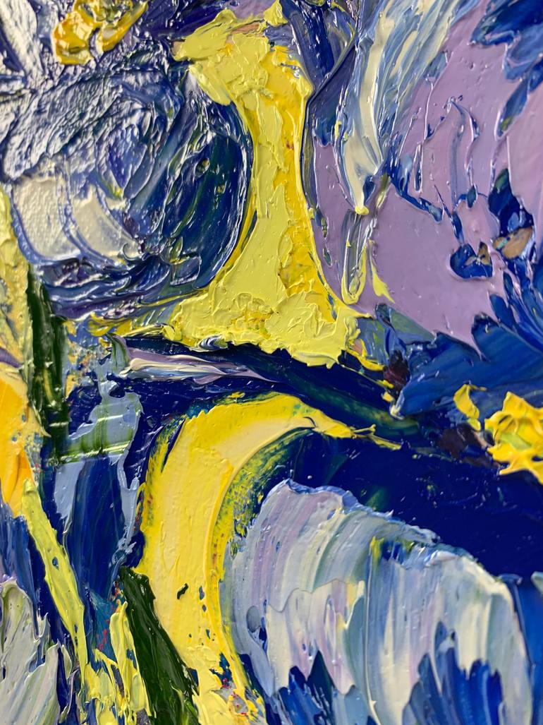 Original Expressionism Floral Painting by Vita Schagen