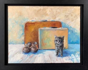 Print of Impressionism Cats Paintings by Vita Schagen