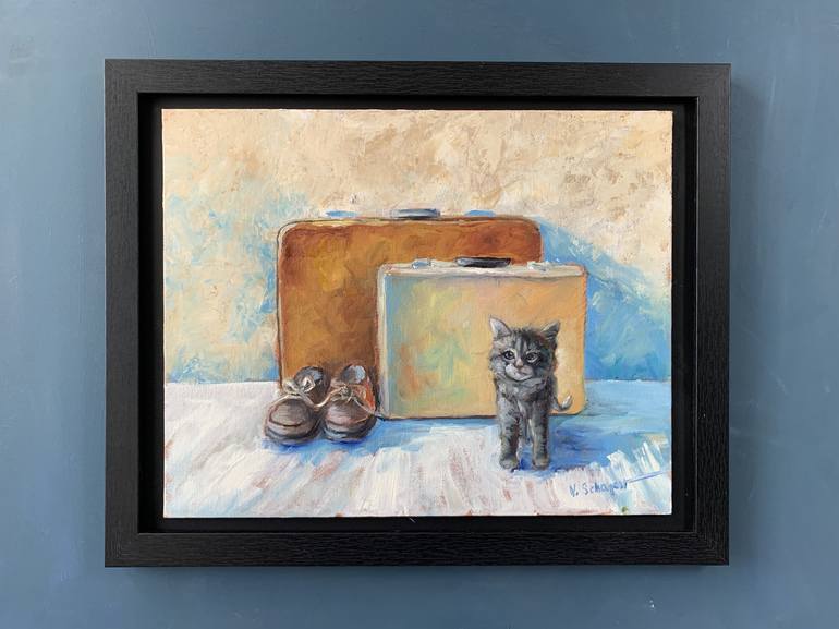 Original Cats Painting by Vita Schagen