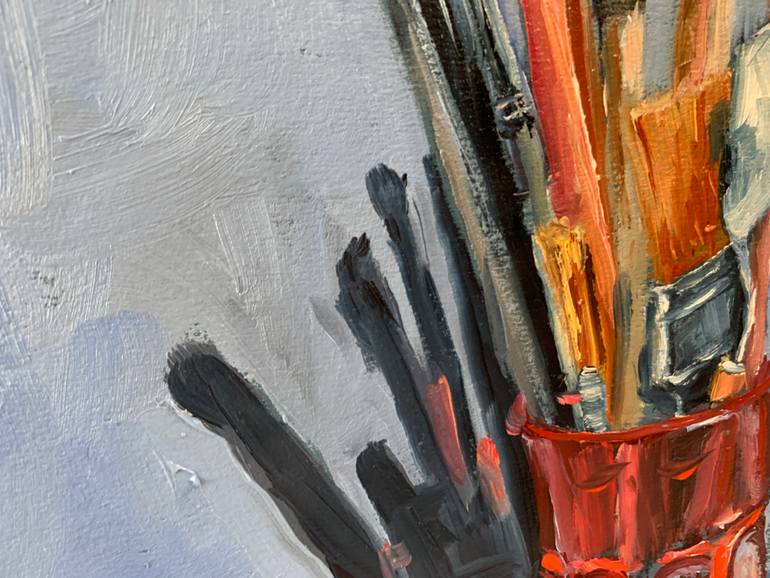 Original Expressionism Still Life Painting by Vita Schagen