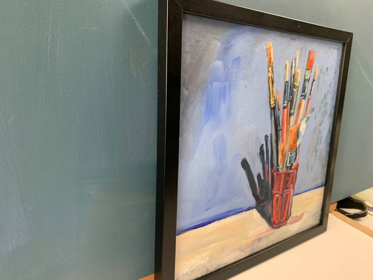 Original Expressionism Still Life Painting by Vita Schagen