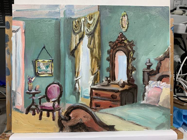 Original Interiors Painting by Vita Schagen