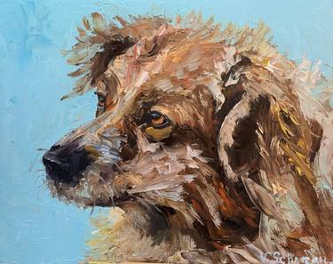 Print of Impressionism Dogs Paintings by Vita Schagen