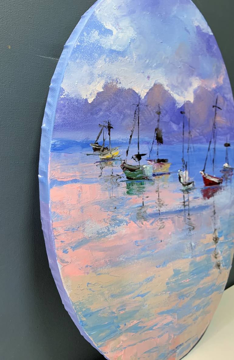 Original Expressionism Seascape Painting by Vita Schagen