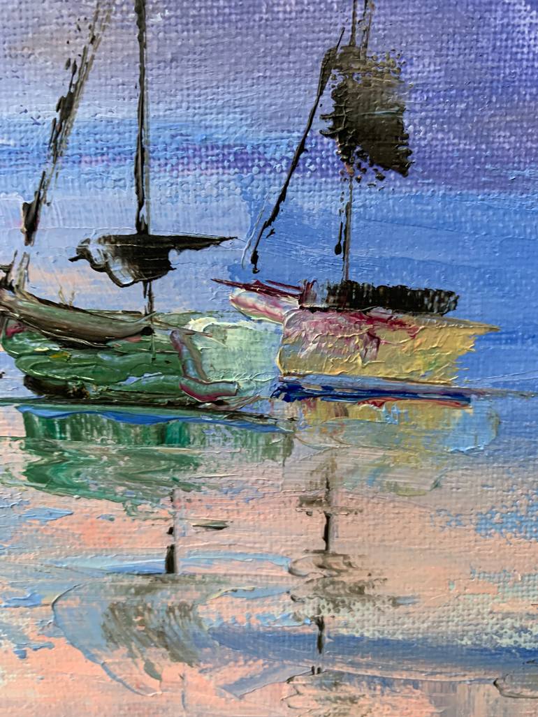 Original Expressionism Seascape Painting by Vita Schagen