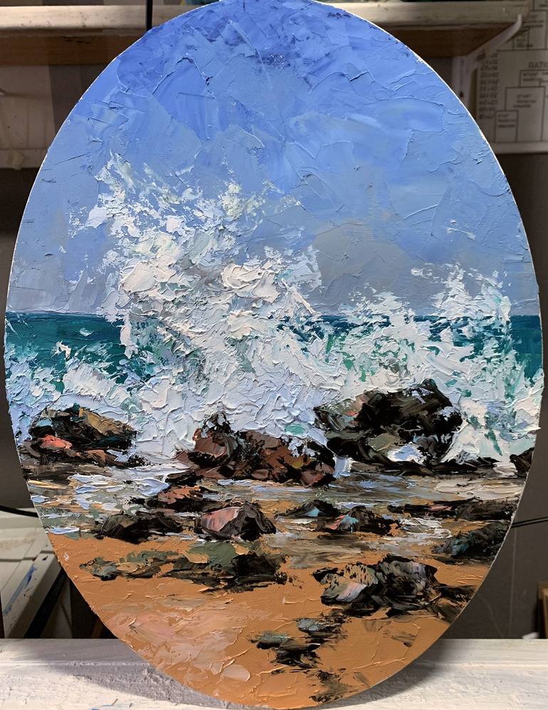 Original Seascape Painting by Vita Schagen