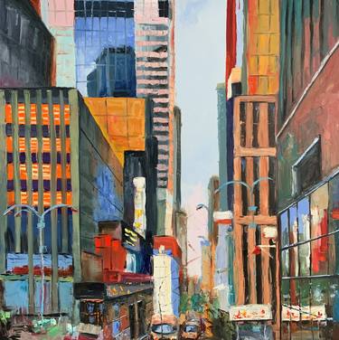 Original Expressionism Cities Paintings by Vita Schagen