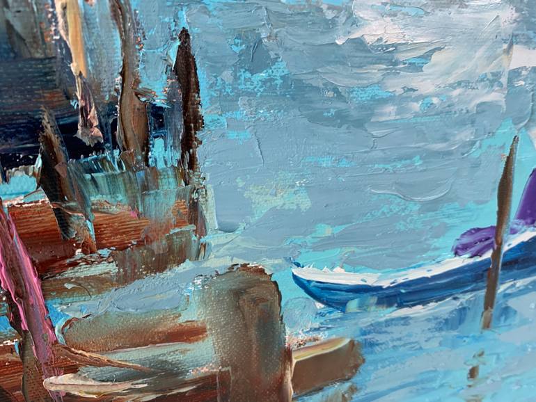 Original Expressionism Cities Painting by Vita Schagen