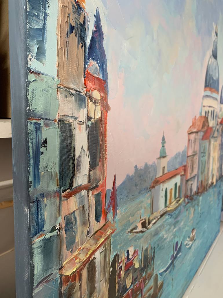 Original Expressionism Cities Painting by Vita Schagen