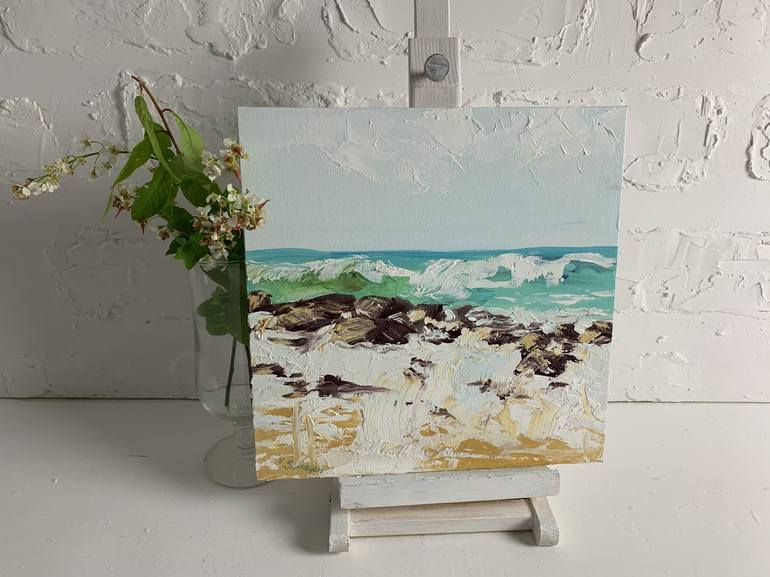 Original Expressionism Seascape Painting by Vita Schagen