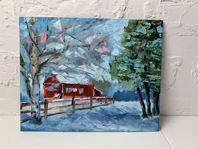 Original Expressionism Landscape Painting by Vita Schagen