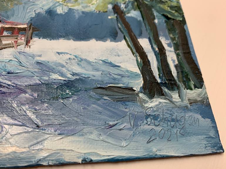 Original Expressionism Landscape Painting by Vita Schagen