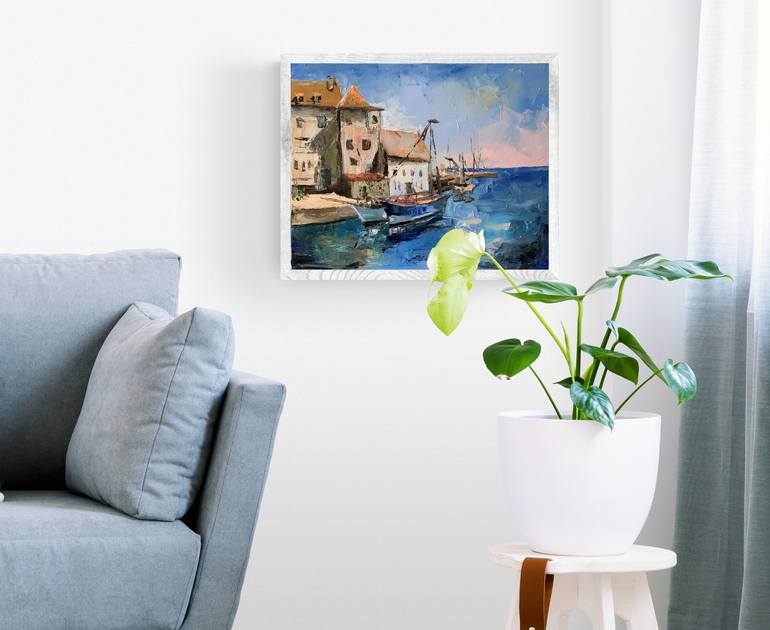 Original Sailboat Painting by Vita Schagen