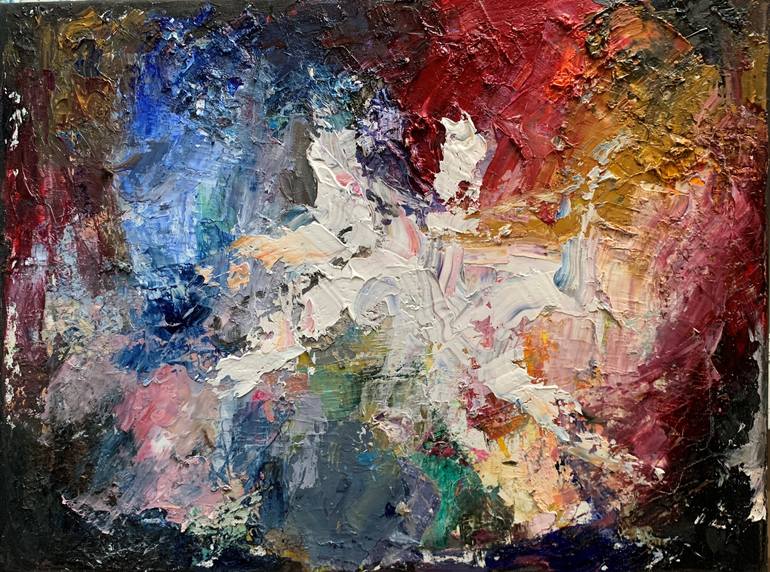 Original Abstract Expressionism Abstract Painting by Vita Schagen