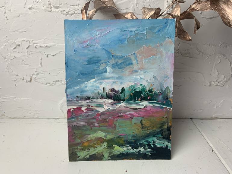 Original Abstract Landscape Painting by Vita Schagen