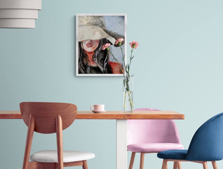 Original Expressionism Portrait Painting by Vita Schagen