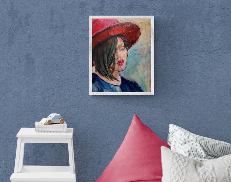 Original Expressionism Portrait Painting by Vita Schagen