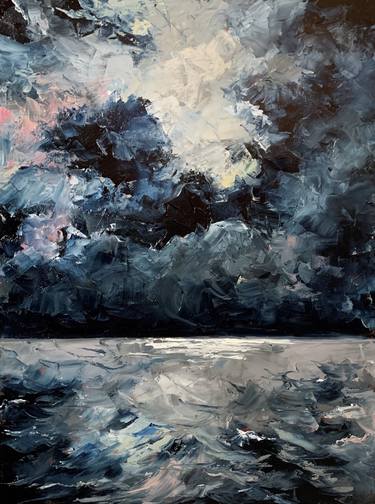 Print of Abstract Expressionism Seascape Paintings by Vita Schagen