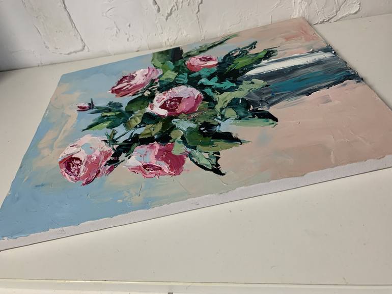 Original Impressionism Floral Painting by Vita Schagen