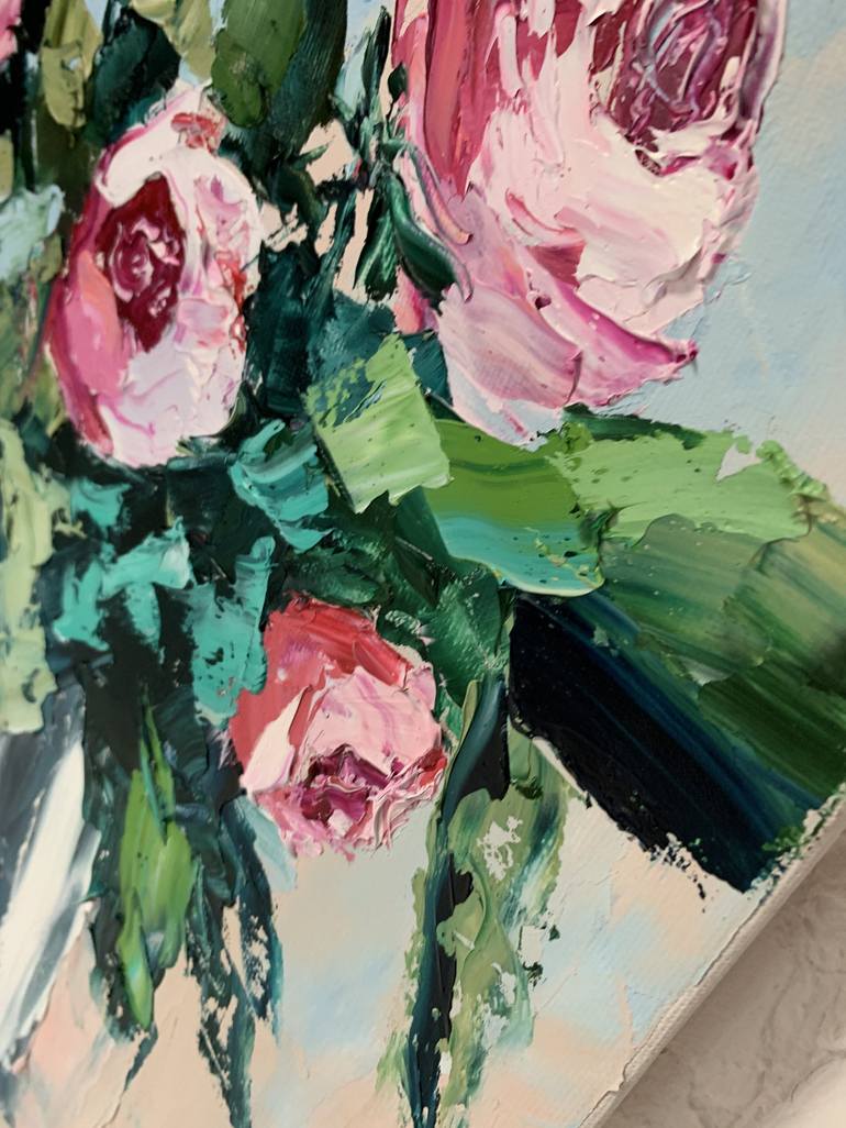 Original Impressionism Floral Painting by Vita Schagen