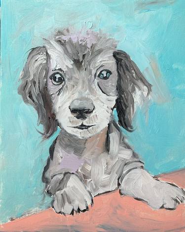 Original Expressionism Dogs Paintings by Vita Schagen