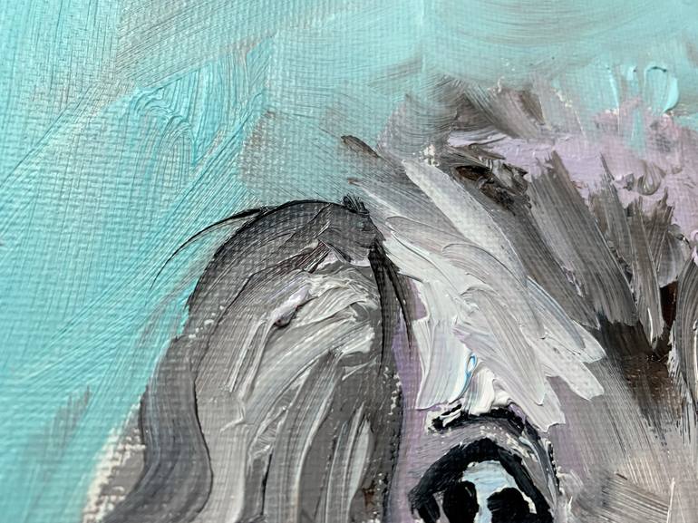 Original Expressionism Dogs Painting by Vita Schagen