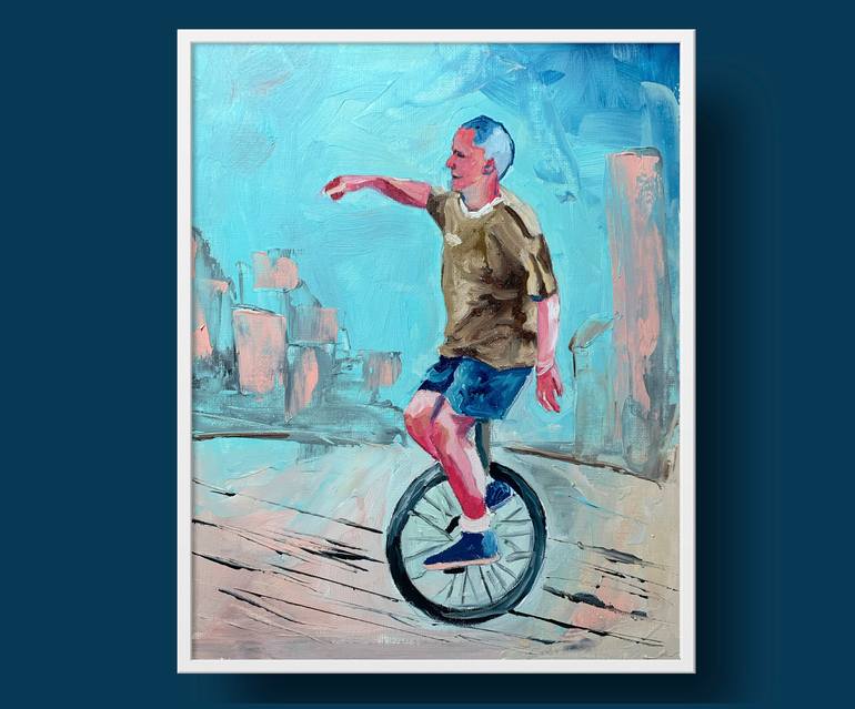 Original Expressionism Men Painting by Vita Schagen