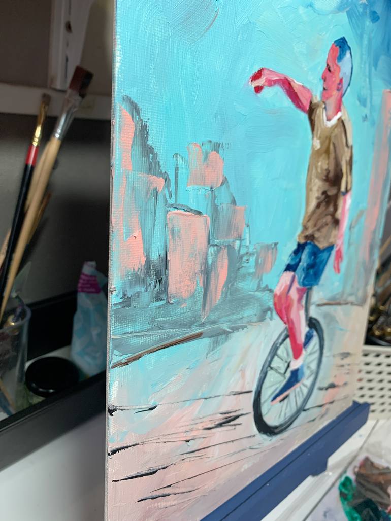 Original Expressionism Men Painting by Vita Schagen