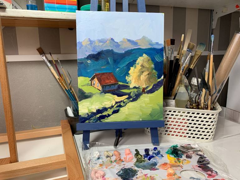 Original Expressionism Landscape Painting by Vita Schagen