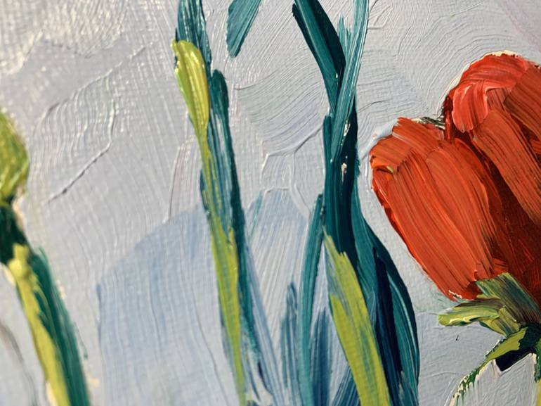 Original Impressionism Floral Painting by Vita Schagen