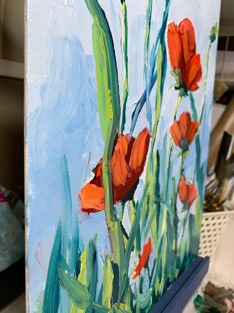 Original Impressionism Floral Painting by Vita Schagen