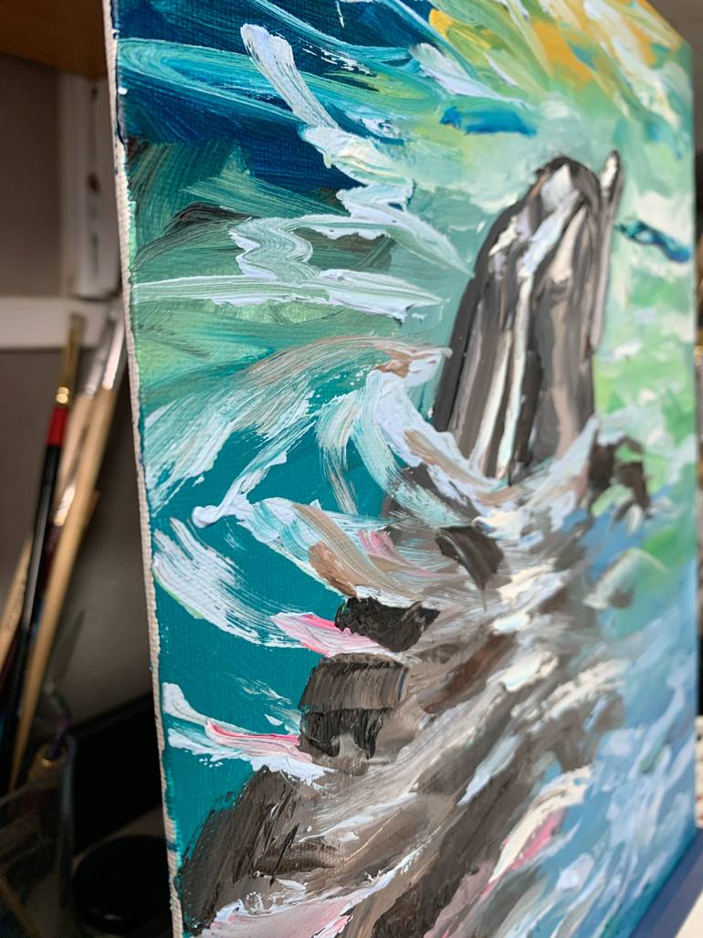 Original Expressionism Animal Painting by Vita Schagen