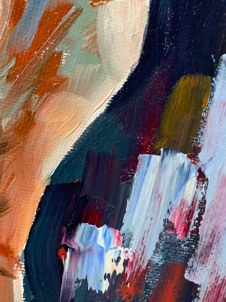 Original Expressionism Nude Painting by Vita Schagen