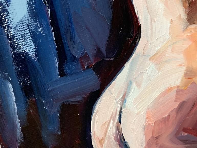 Original Expressionism Nude Painting by Vita Schagen