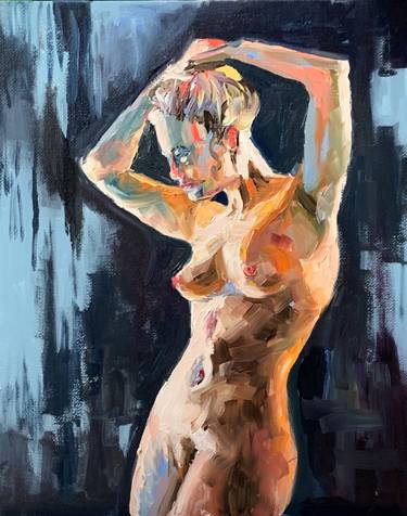 Print of Expressionism Nude Paintings by Vita Schagen