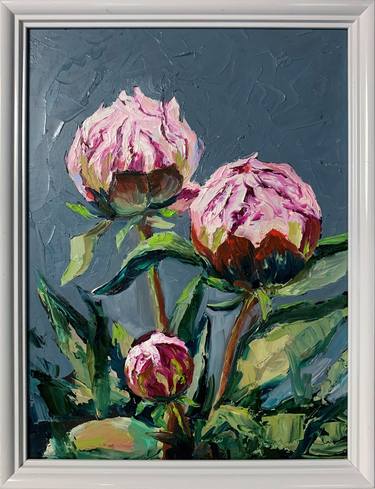 Print of Expressionism Floral Paintings by Vita Schagen