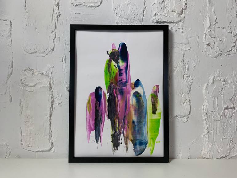 Original Abstract Expressionism Abstract Painting by Vita Schagen