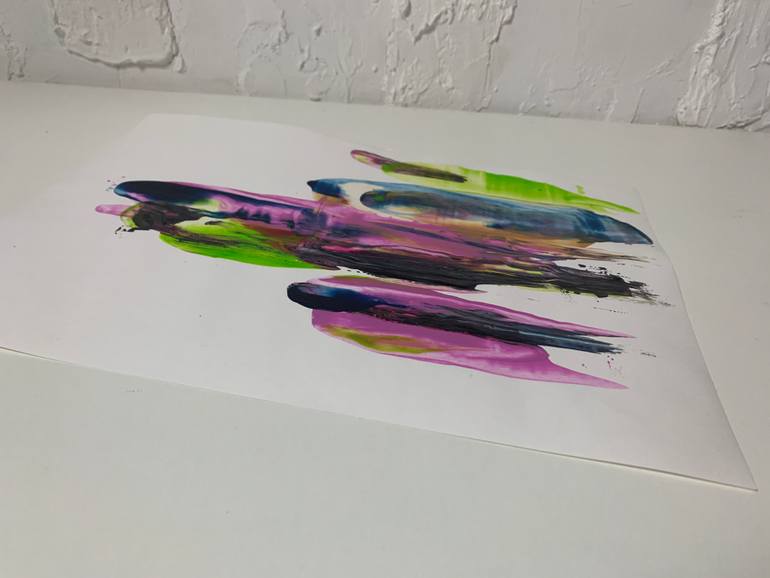 Original Abstract Expressionism Abstract Painting by Vita Schagen
