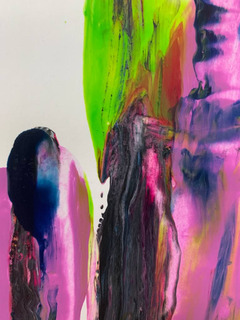 Original Abstract Expressionism Abstract Painting by Vita Schagen