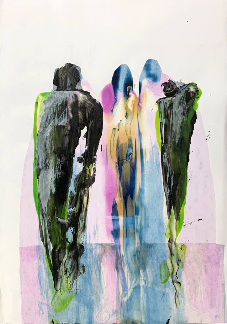 Print of Abstract Expressionism Abstract Paintings by Vita Schagen