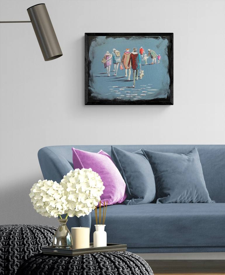 Original People Painting by Vita Schagen