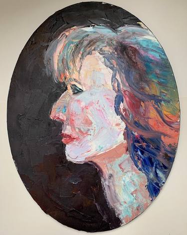Original Abstract Expressionism Portrait Paintings by Vita Schagen