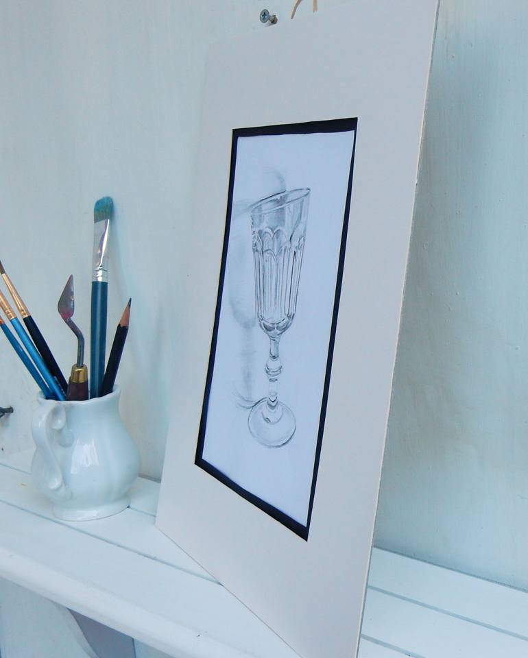 Original Illustration Still Life Drawing by Vita Schagen