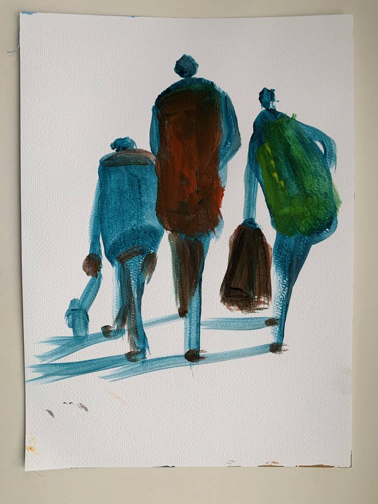 Original People Painting by Vita Schagen