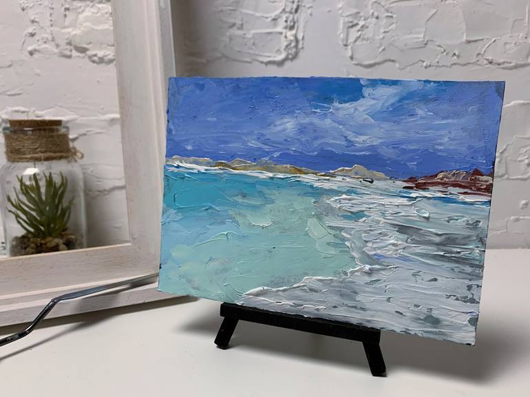 Original Expressionism Seascape Painting by Vita Schagen