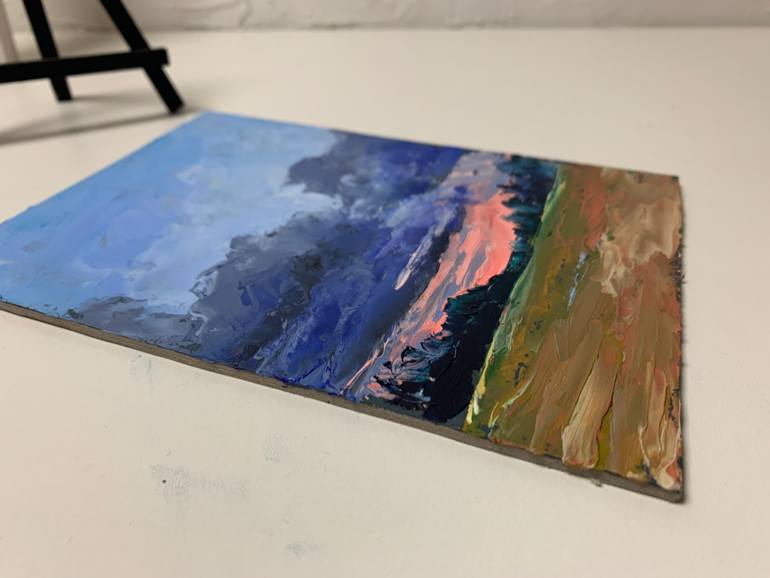 Original Abstract Expressionism Landscape Painting by Vita Schagen