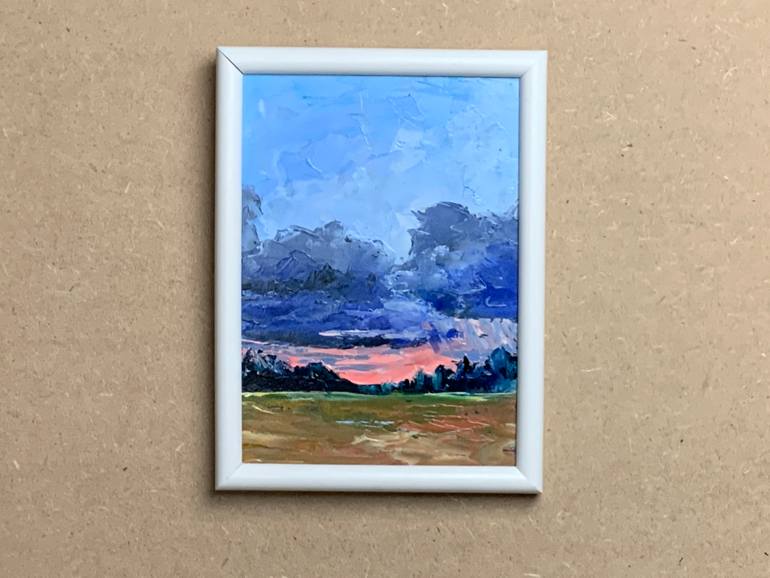 Original Abstract Expressionism Landscape Painting by Vita Schagen