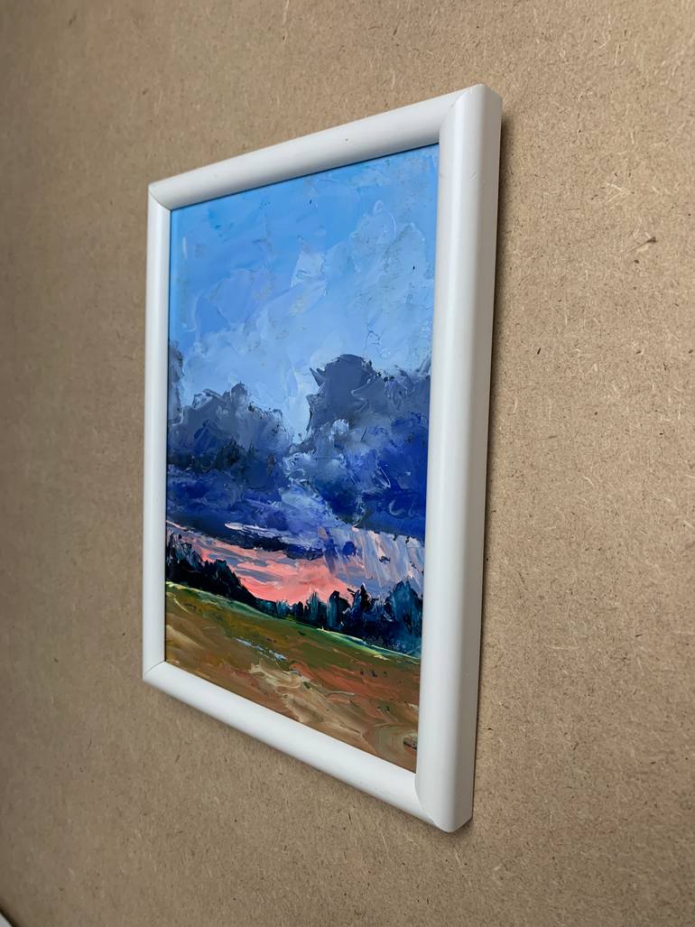 Original Abstract Expressionism Landscape Painting by Vita Schagen